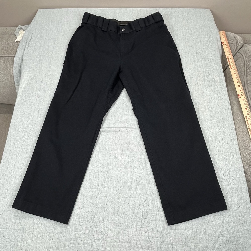 5.11 Tactical Cargo Pants Mens 36X28 Blue Work‎ Pants Side Zip Pockets Comfort